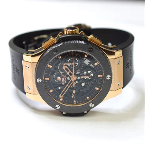 hublot big bang rose gold watch|hublot 18k with rubber strap.